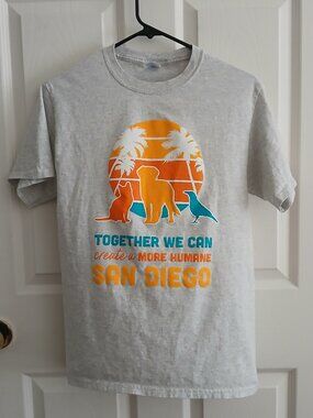 San Diego Humane Society 2024 Walk For Animals Graphic Tee Small
